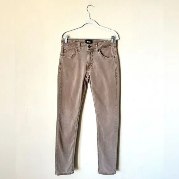 Vintage Paige Sierra Skinny Sand Tan Jeans Size 29 - Picture 4 of 9